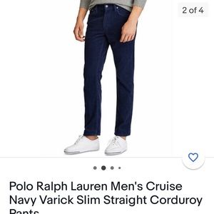 Polo Ralph Lauren Mens Cruise Varick Slim Straight Corduroy pants. size 30x32